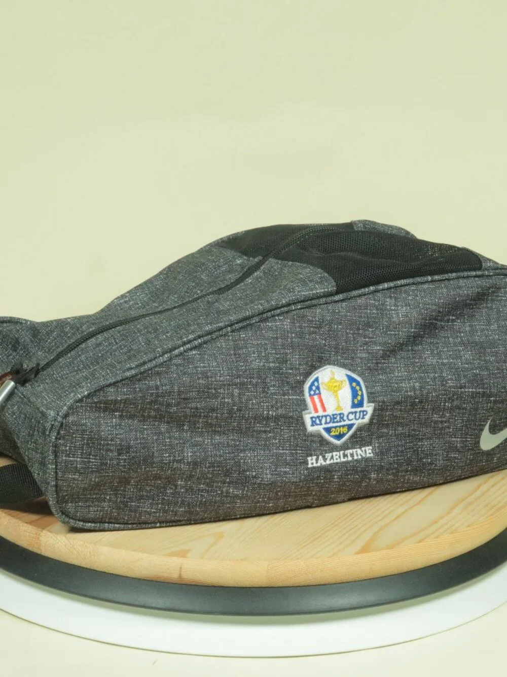 Nike Ryder Cup Hazeltine Golf Shoe Tote Bag Gray EY Ernst & Young New